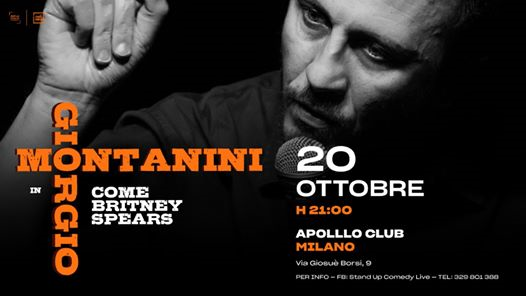 Giorgio Montanini // Milano // Nuovo Live