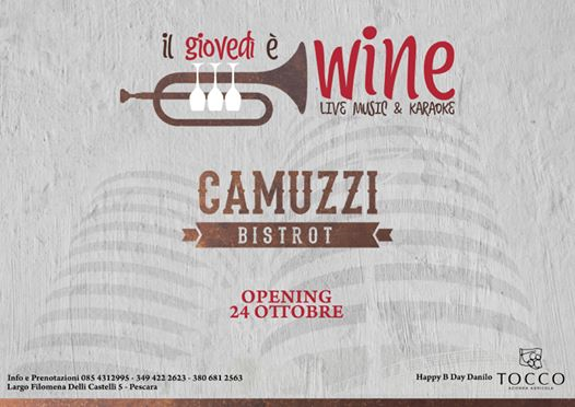 Giovedì Camuzzi - Wine Dinner & Karaoke