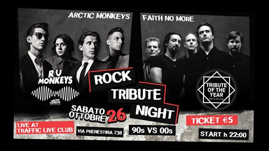 Tribute Night 90s vs 00s: Faith No More & Arctic Monkeys
