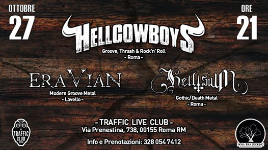 Hellcowboys - Eravian - Hellisium live@ Traffic Live Club