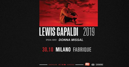 Lewis Capaldi in concerto a Milano