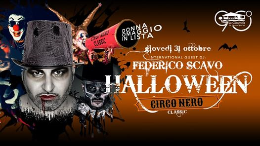Halloween Circo Nero + Dj Federico Scavo
