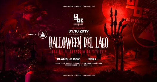Halloween del Lago, Giovedi 31 Ottobre 2019 at Lido Di Bellagio