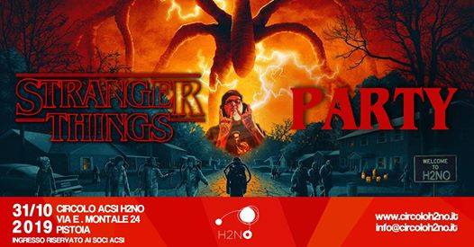 Stranger Things Party@H2NO