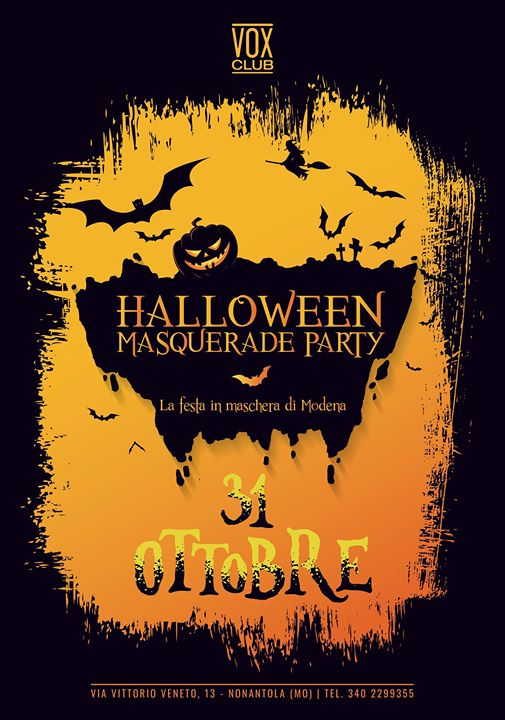Vox Halloween Masquerade Party - Il party in maschera di Modena