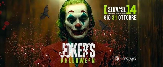 Joker's Halloween @Area14 Giovedì 31 Ottobre