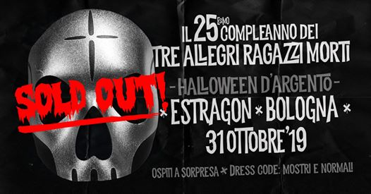 Halloween d'argento: SOLD OUT