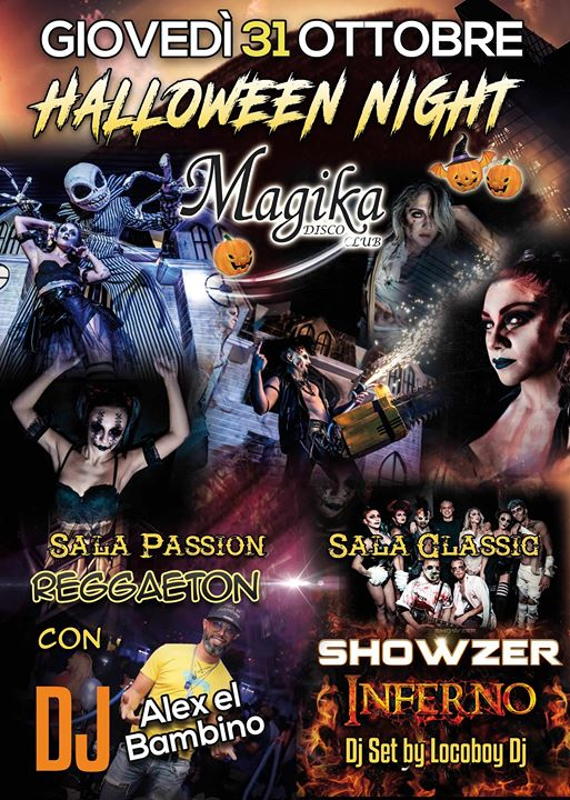 MagikaDiscoClub - Giovedì 31 Ottobre - Halloween Party