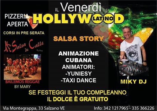 Venerdì Hollywood (spettacolo Bailemos Rega by Mary)