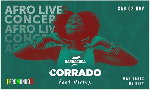 Afro Live Concert at Barracuda Club | Corrado feat. Virtus