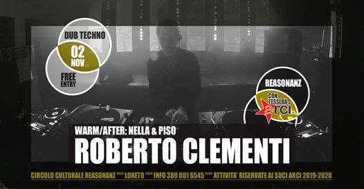 Tac#13 ¬ Roberto Clementi, Nella, Piso ¬ Techno free entry