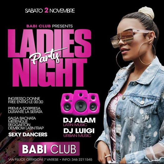 Ladies NIGHT - LATIN URBAN Saturday - Varese City