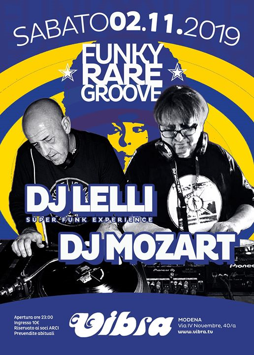 Dj Lelli + dj Mozart // Funky Rare Groove