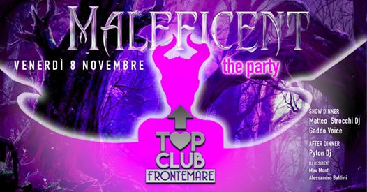 Maleficent party al Top Club