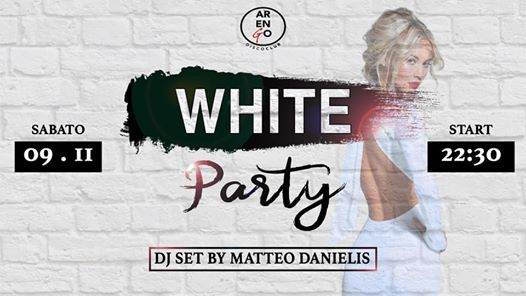 WHITE PARTY 9 novembre/ARENGO Club/Ingresso Gratuito