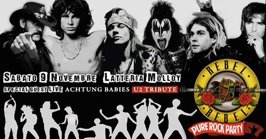 REBEL REBEL ★ Pure Rock Party (guest Achtung Babies U2 Tribute)