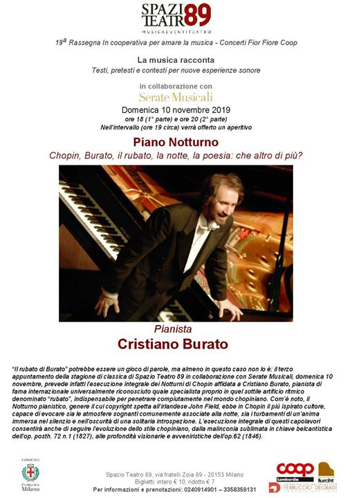 Piano Notturno - Cristiano Burato a ST89