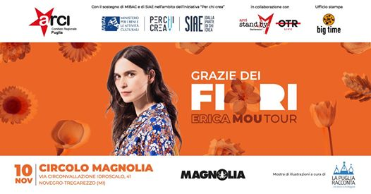 Erica Mou • Grazie dei Fiori | Magnolia - Milano
