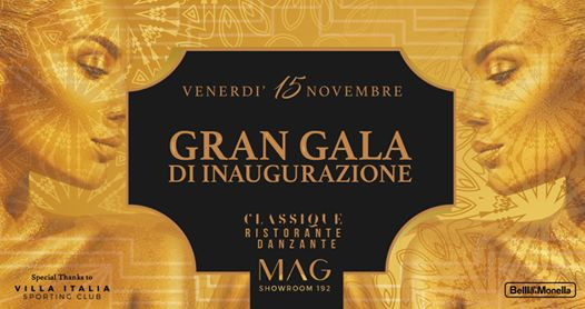 Gran Gala Di Inaugurazione / Classique | MAG Showroom192