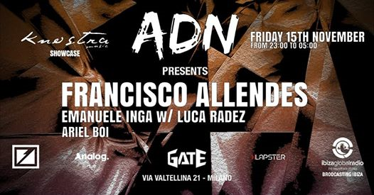 Francisco Allendes Pres. by ADN at GATE