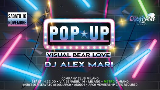 POP UP Milano • DJ Alex Mari