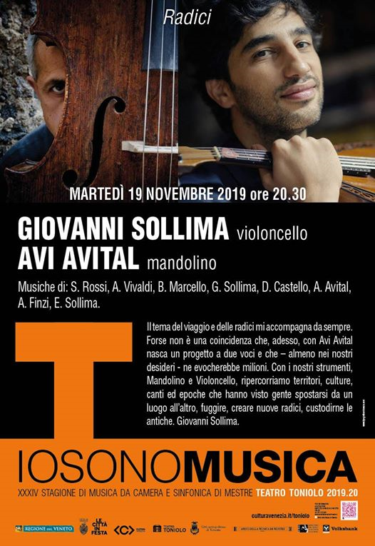 Giovanni Sollima ed Avi Avital in concerto