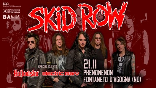 SKID ROW - Live at Phenomenon - Fontaneto D'Agogna (NO)