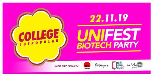 UNIFEst at College | Biotech party