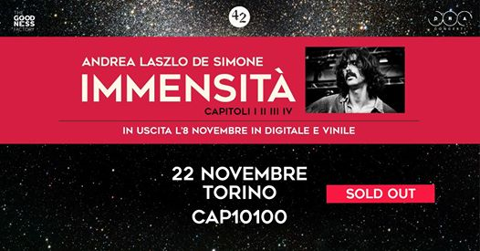 Andrea Laszlo De Simone | Immensità • Torino Cap10100 - SOLD OUT