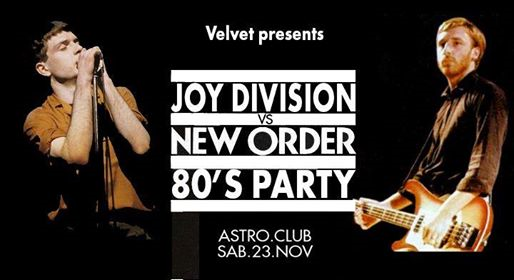 Joy Division vs New Order 80's party