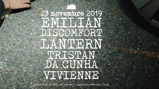 Emilian Discomfort: Lantern / Tristan Da Cunha / Vivienne