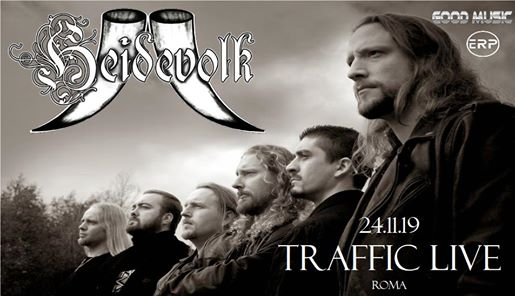 Heidevolk, Kormak, Hell's Guardian in concerto al Traffic Live