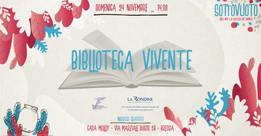 Biblioteca Vivente ✦ Ingresso Gratuito ✦ Brescia