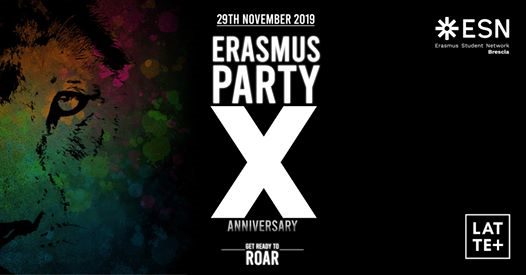 Erasmus Party | X anniversary ESN Brescia