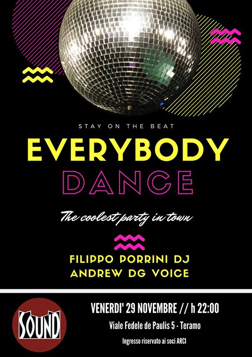 Everybody Dance party | 2 anni del Sound