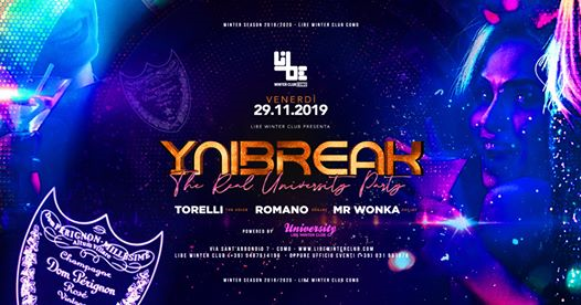 Unibreak at Libe Winter Club, Venerdi 29 Novembre 2019