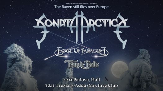 Sonata Arctica + Special Guest - Hall, Padova