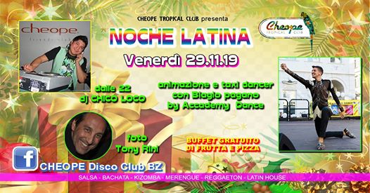 Noche Latina - Cheope Discoclub