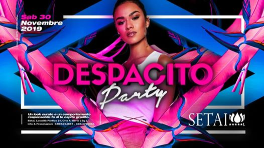 Sab. 30/11 Despacito at Setai Club!