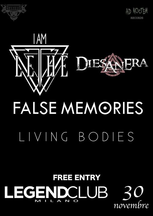 I am Lethe Diesanera False Memories Living Bodies Special Show