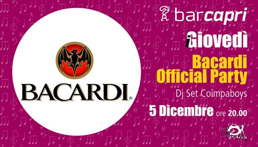 Bar Capri 05/12 “Bacardi Official Party “