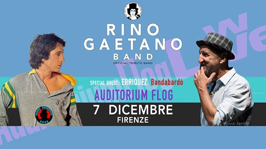 Rino Gaetano Band in concerto 7-12-2019 @Flog Firenze