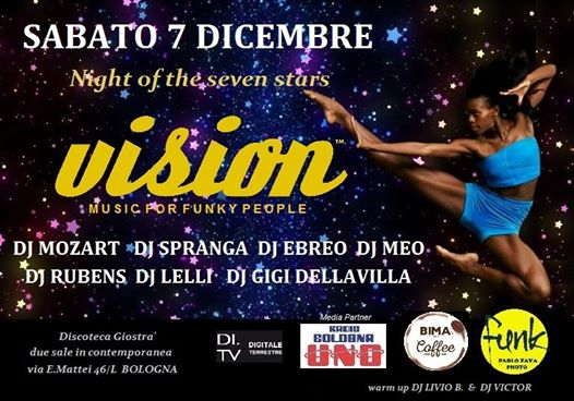 Vision "Night of the Seven Stars" / Sabato 7 Dicembre