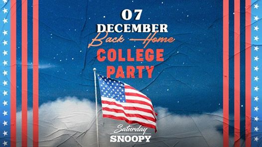 ◆ Saturday Snoopy ◆ College Party | 7 Dicembre