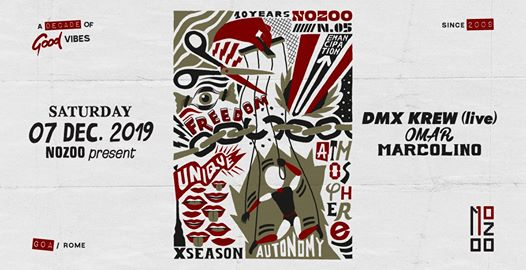 Nozoo: DMX Krew (live), OMAR, Marcolino