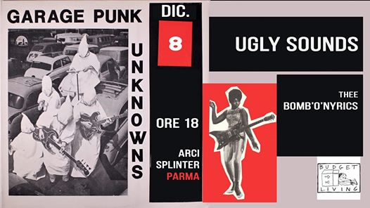 Ugly Sounds + Thee Bomb'o'nyrics - Splinter Club