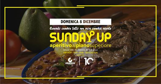 ✘ Domenica 8 dicembre Sunday Up - Aperitivo Giappo-Brasiliano