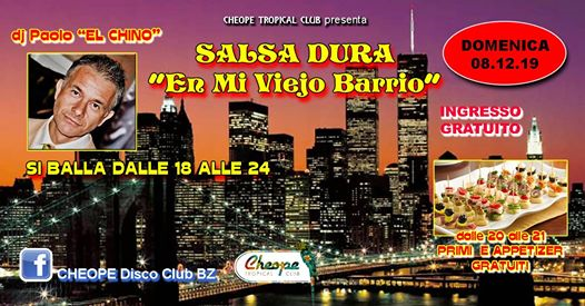 Domenica Salsa Dura - Cheope Discoclub