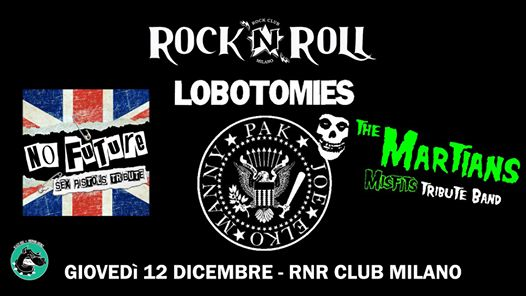 Ramones Sex Pistols Misfits by Lobotomies No Future The Martians