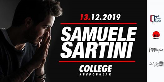 Samuele Sartini at College | Donna €1 entro 00.00